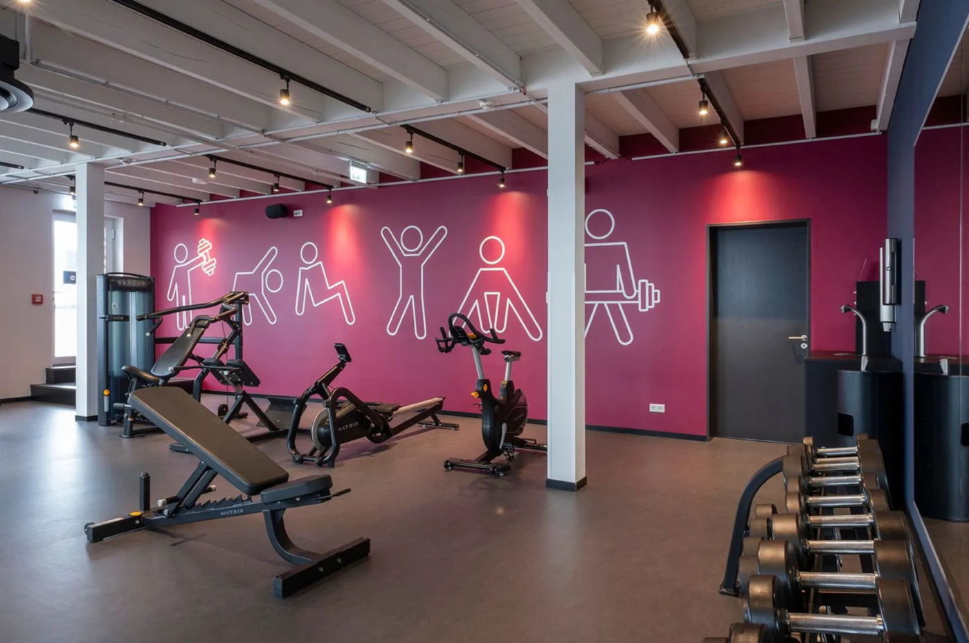 Fitnessbereichim Sylc. Apartmenthotel