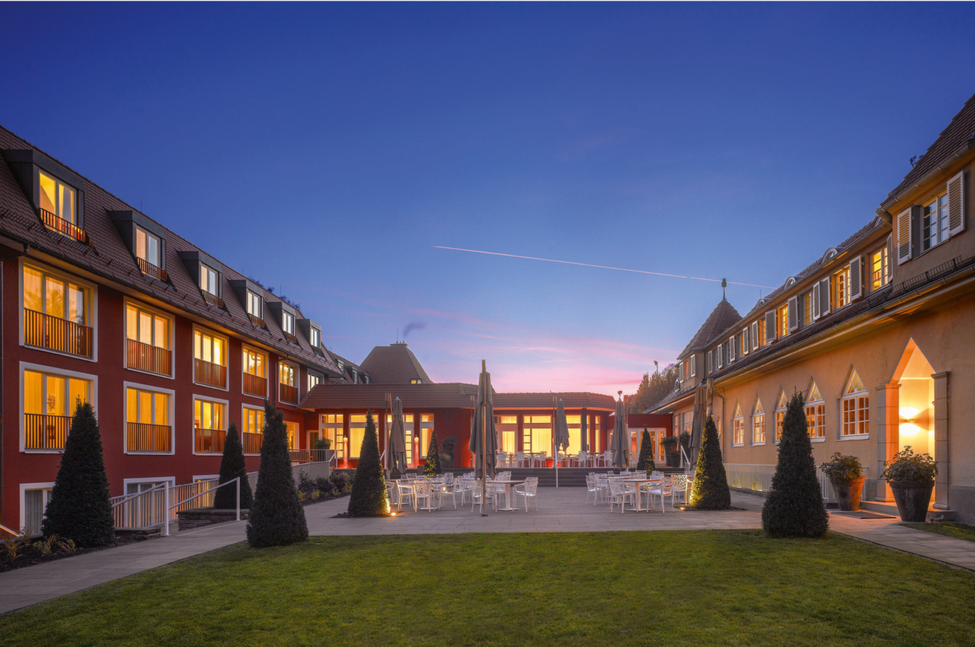 Außenansicht des Waldhotel Stuttgarts