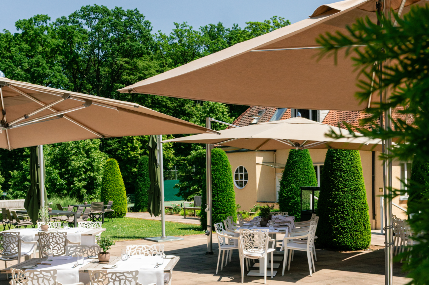 Außenbereich des Waldhotel Stuttgarts
