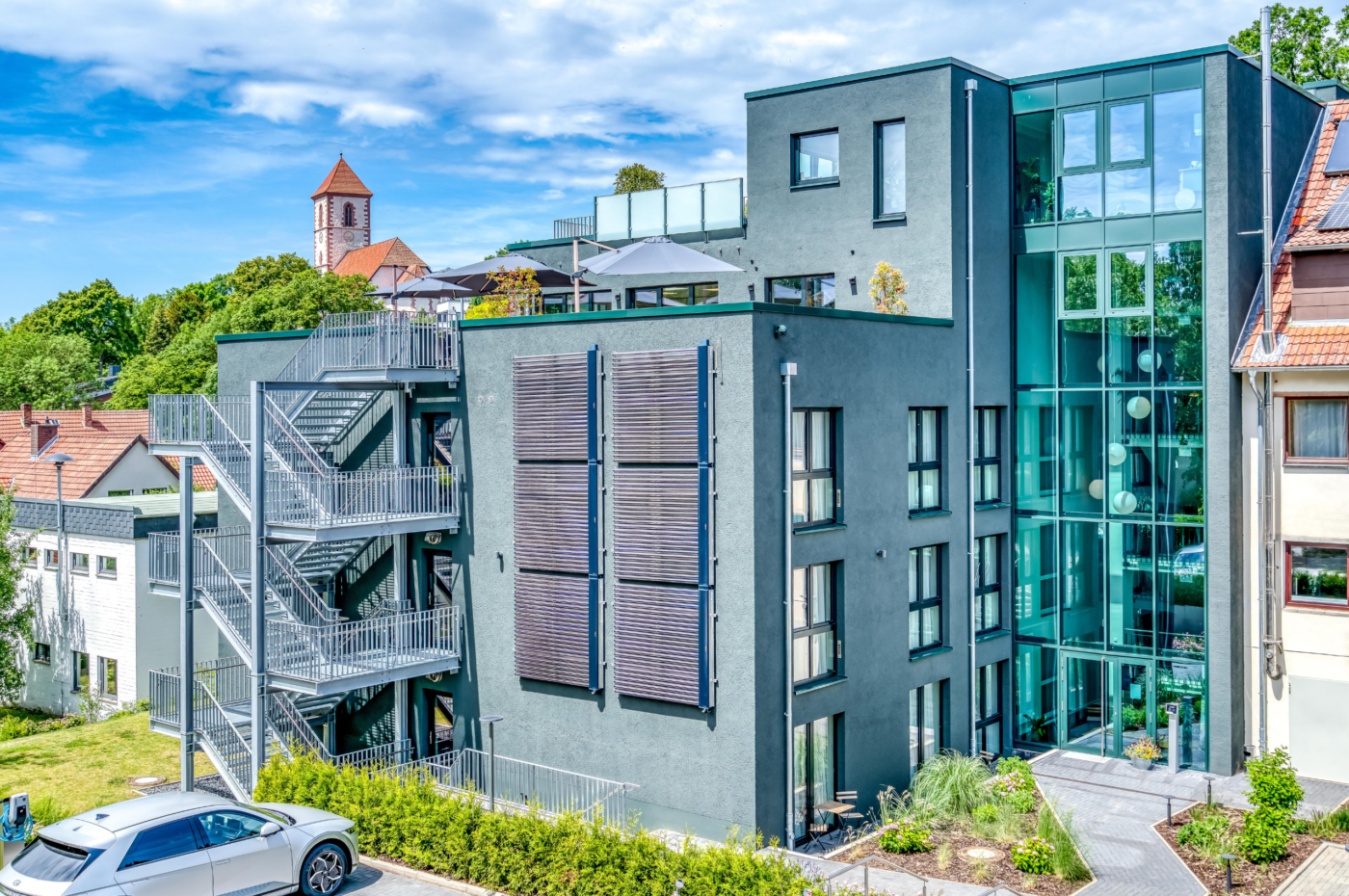 Außenansicht des Hotel Beckmann